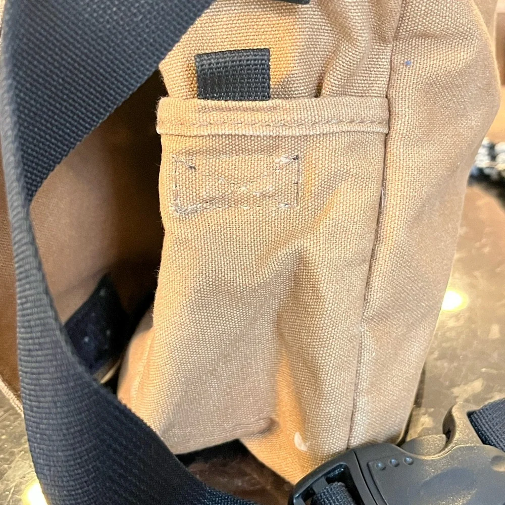 KAVU Tan Canvas Messenger Bag